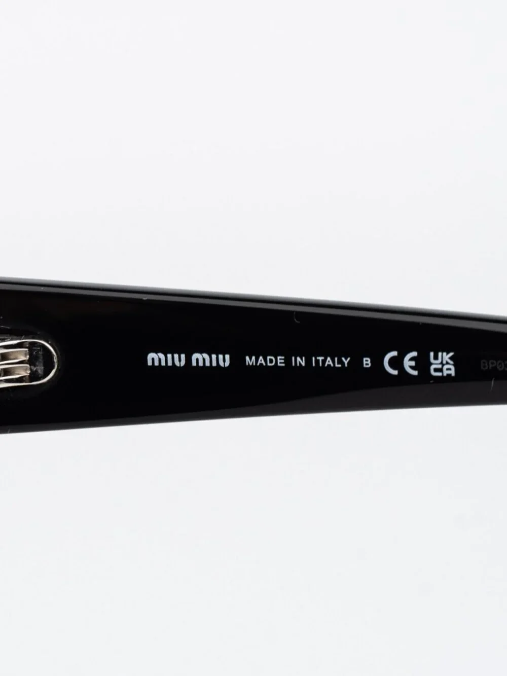 Miu Miu Women Eyeglasses Black Rectangle MUB07S 16K08N NEW AUTHENTIC